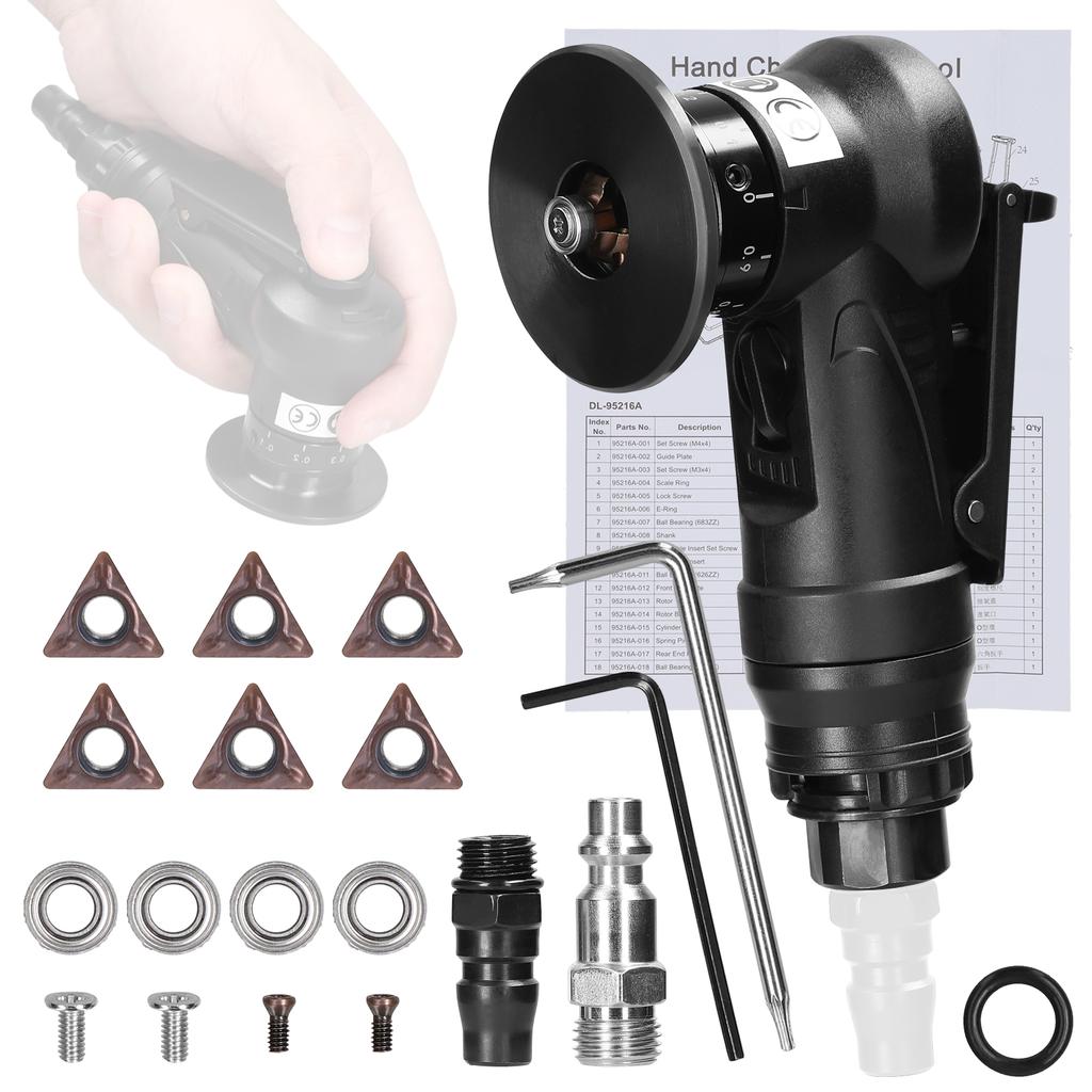 Pneumatic Chamfering Machine Carpenter Chamfering Tool Portable Handheld Grinder Metal Wood Acrylic