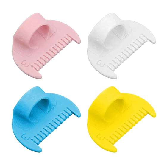 2/4Pcs Sewing Gauge with Thumb Guide Compact Design Portable Needle Gauge Quilting Ruler DIY Stitching Tools