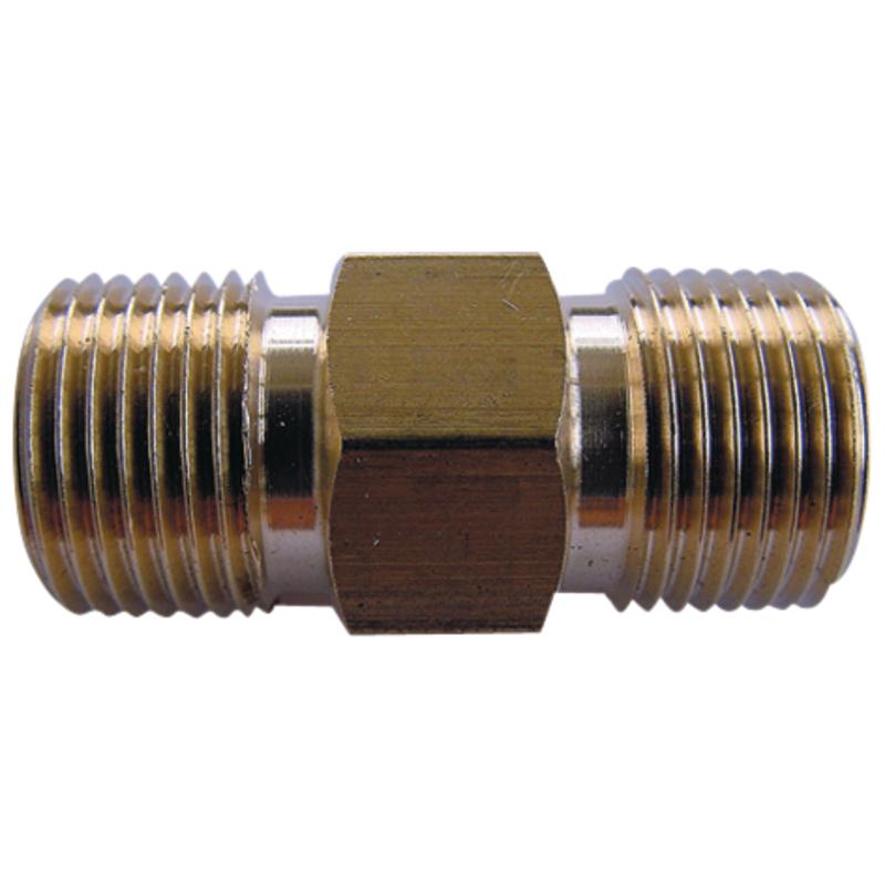 Double-sided connector - 1/4" external thread