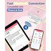 Phomemo 4-дюймовый портативный термопринтер Printpods - Bluetooth-принтер без чернил, поддержка ширины печати 2/3/4 дюйма, 300 dpi, совместим с телефонами,