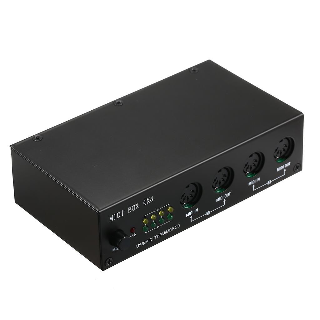 UM4X4 USB MIDI-интерфейс 4 входа/4 выхода 64 MIDI-канала 4i/4o + объединение 2i4o MIDI-блок 4X4