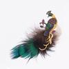 Feather Peacock Brooch, High-end Women's Exquisite Anti-glare Brooch, Light Luxury Design Sense Pin, Elegant Suit Accessory