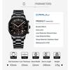 CRRJU New Men's Steel Band Sports Watch Fashion Business Multi-functional Six-pin Chronograph Watch