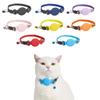 Силиконовый защитный ошейник для домашних животных с GPS-навигатором, водонепроницаемый ошейник для отслеживания кошек, для улицы