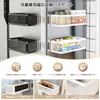 Refrigerator Magnet, Spice Rack, Kitchen Magnetic Storage, Washing Machine Magnetic Storage, Super Strong Magnetic Force, Large Capacity (White, 28cm