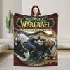 Мягкое одеяло Пикник WOW World of Warcraft Артас Ретро-игра Плед Фланелевое покрывало Для дивана Кровати Новинка Чехол для дивана-кровати