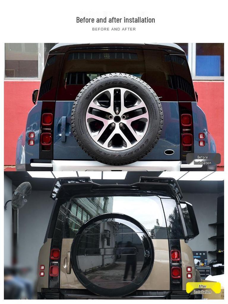 Чехол для запасного колеса для Land Rover Defender 90/110/130 2020-2025 - Защитный и Модифицированный