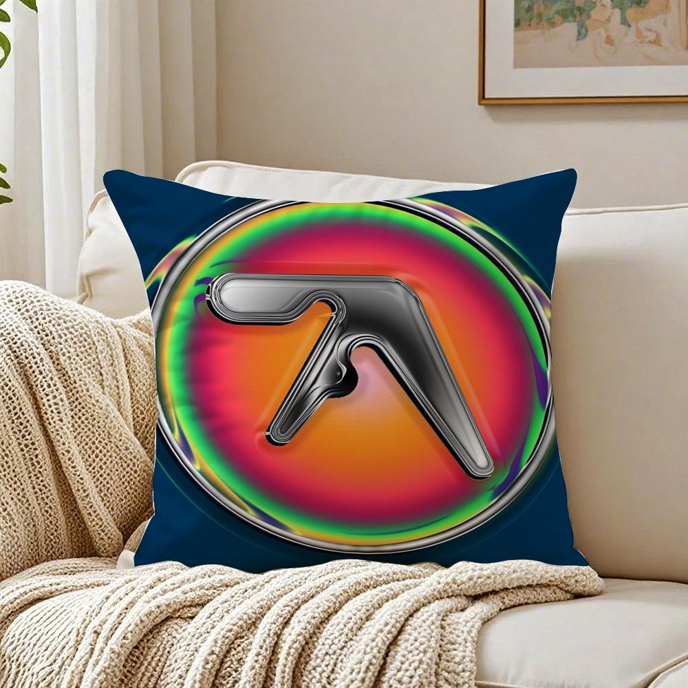 musician experimental AAphex TTwin Cushion Cover Pillowcase Antidustmite living Room Sofa Decor Cushion Room