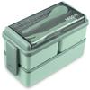 Bento Lunch Box Штабелируемые коробки Bento для взрослых Контейнеры для обеда Ki Герметичная коробка Bento для взрослых со съемными отделениями