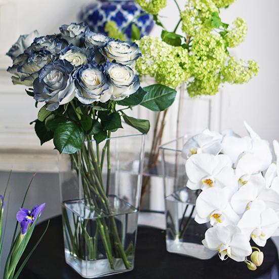 Прозрачное акриловое ведро для цветов, конический держатель для цветов, высокая ваза для цветов, центральный элемент для дома, свадьбы, гостиной, флористических композиций