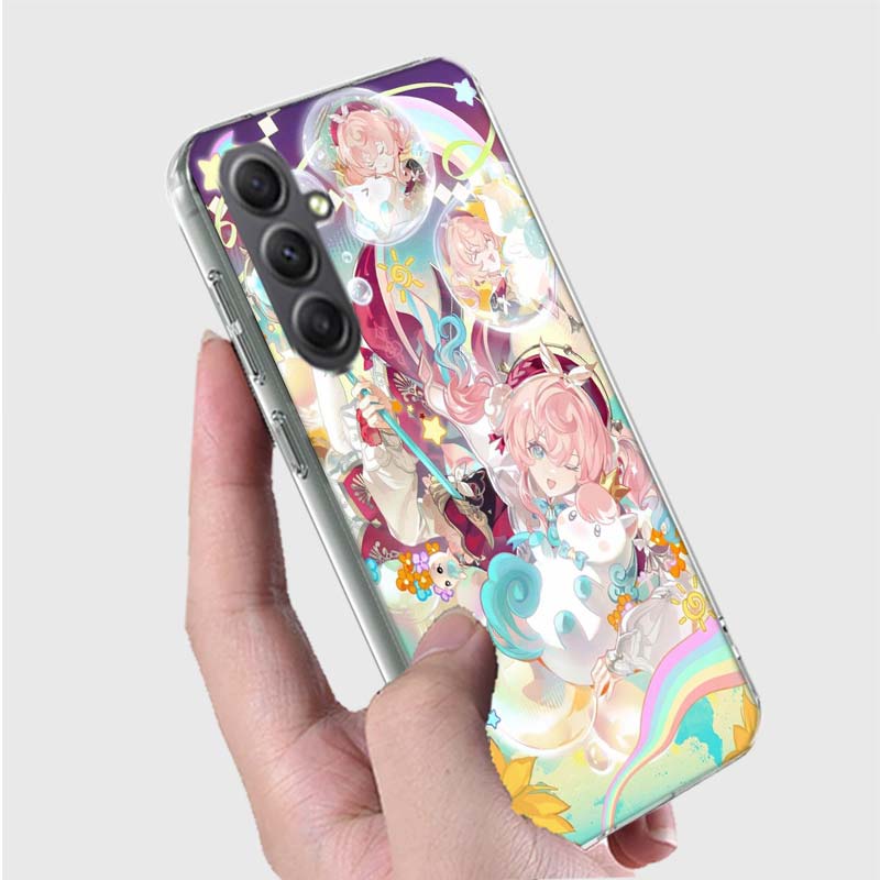 Чехол для телефона Honkai Star Rail Hyacine для Samsung A16 A26 A36 A56 A17 A37 A57 A07 A06 A02S A03 A04S A05S Galaxy Note 20 10 A50S A7