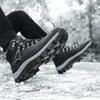TUINANLE Зимняя обувь для мужчин, зимняя плюшевая теплая обувь на платформе, уличные повседневные хлопковые кроссовки