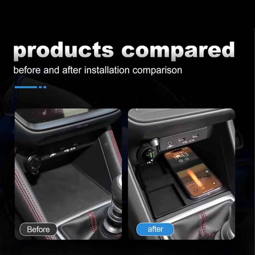 Быстрое беспроводное зарядное устройство 15 Вт для моделей Subaru WRX 2022-25