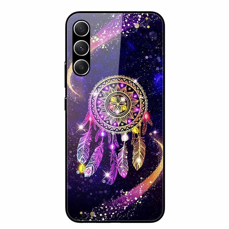 For Samsung Galaxy A16 5G Case Silicon Bumper Tempered Glass Phone Cases for Galaxy A16 4G A 16 Hard Shell Back Covers Fashion