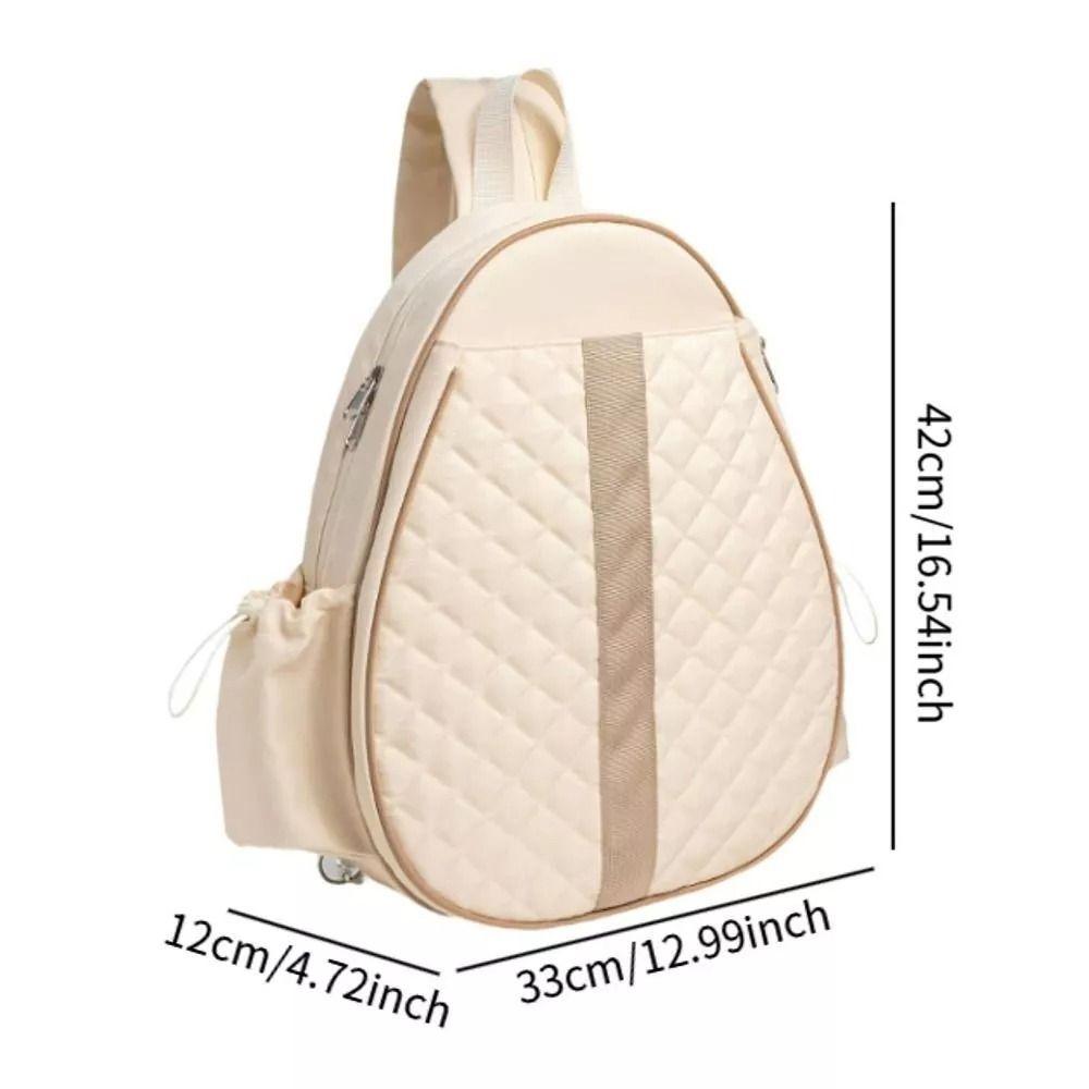 Polyester Tennis Crossbody Bag Zipper Closure Badminton Racquet Bag Tennis Bag Outdoor Sports