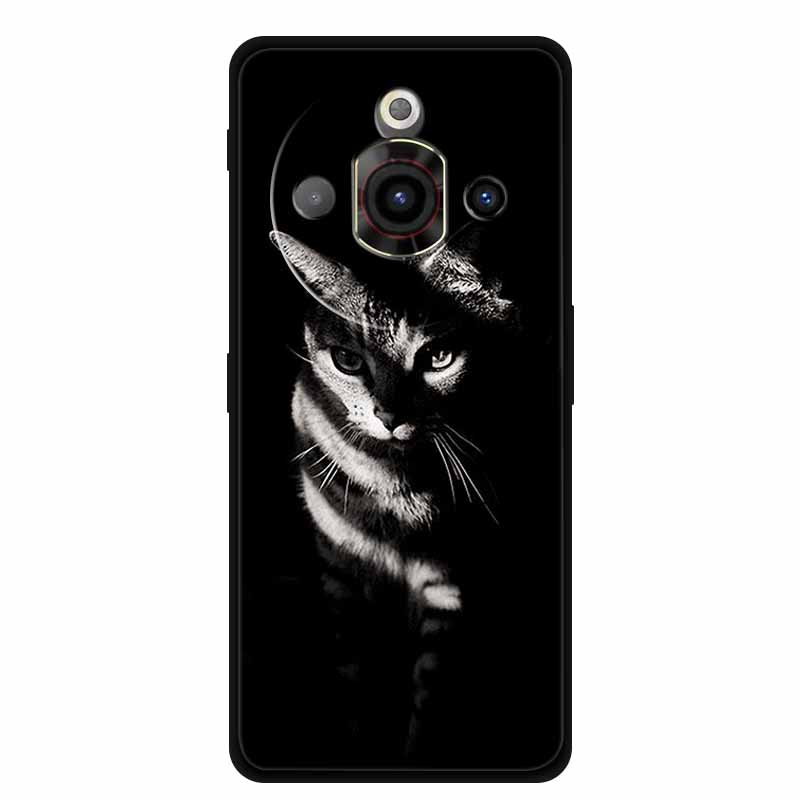 Чехол для ZTE Nubia Focus Pro 5G Мягкий бампер для Nubia Focus Pro Черные силиконовые чехлы для телефона Nubia Focus Pro 5G Защитный чехол