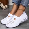 Women's Casual Shoes with One Foot, Plus Size Women's Shoes, Single Shoes, Fly Woven Breathable Cloth Shoes
