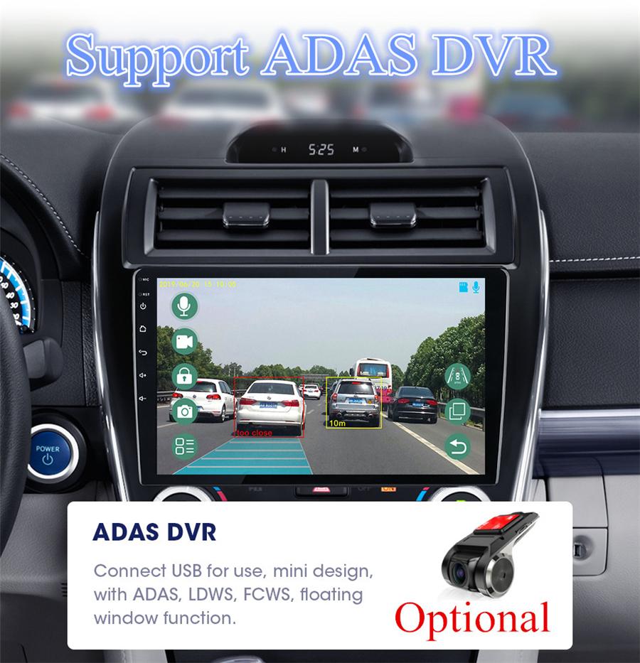 10.1'' Android 10.1 Автомагнитола Радио Навигация GPS WIFI Для Toyota Camry 12-14 Версия для США