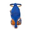 Women Tango Ballroom Latin Waltz Dance Girls Party Shoes High Heeled 7CM