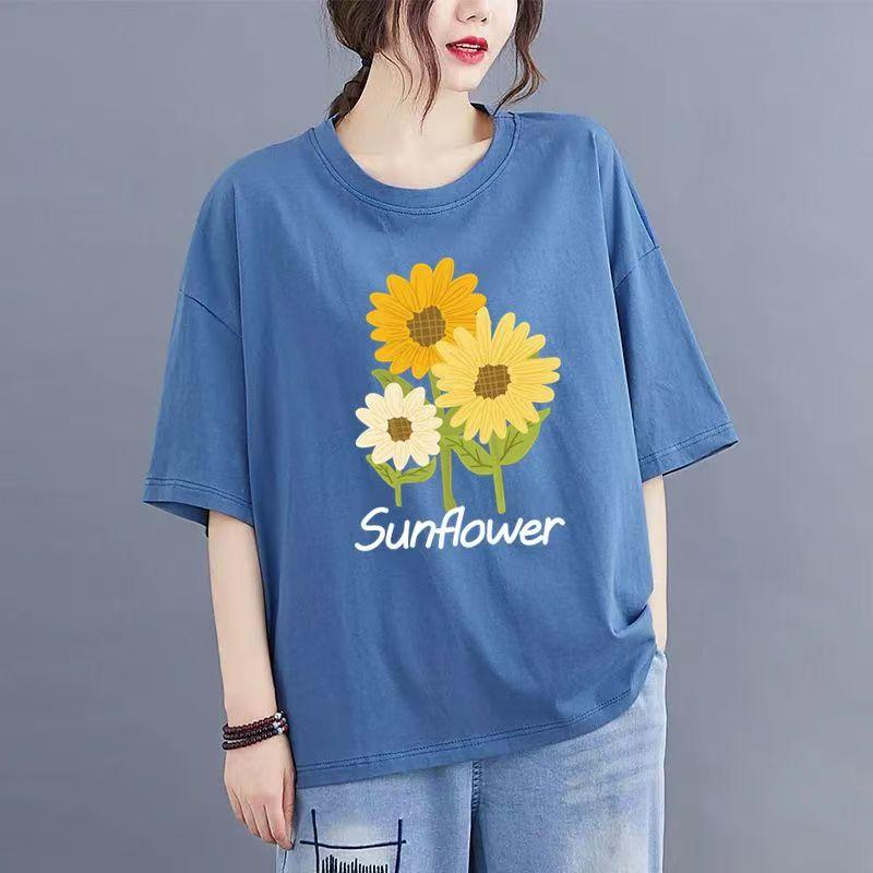 Хлопковая белая футболка женская с короткими рукавами лето 2025 новые свободные короткие однотонные топы с короткими рукавами