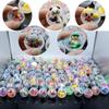 10PCS Novelty Funny Relaxing Toy Mixed Surprise Egg Capsule Egg Ball Model Puppets Toys Kids Children Gift Random