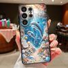 Чехол «Звездное море Дельфин» для Samsung S26 S25 Ultra S24 S23 FE S22 A15 A16 A17 A35 A36 A37 A54 A55 A56 A57 5G Гибридный Магнитный Матовый Чехол