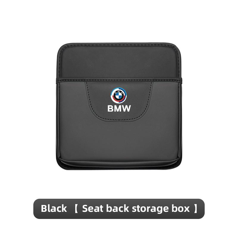 BBKD8 Car Multifunctional Leather Storage Box Seat Back Accessories For BMW E90 G80 M3 G30 M5 F82 F83 F20 F21 G42 F95 F96 G06 G07 M2 M