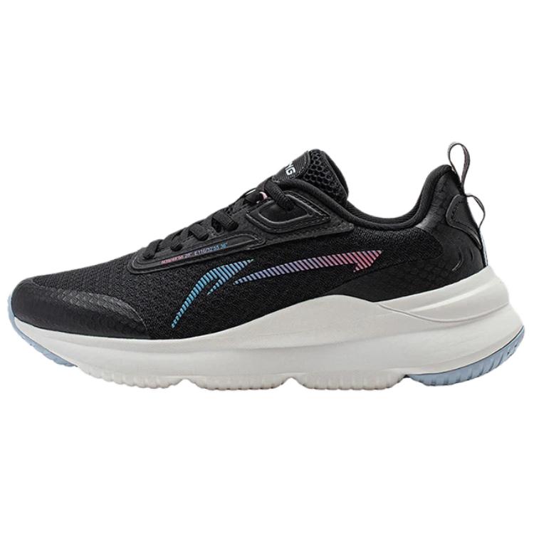 Li-Ning Comfortable Versatile Wear-Resistant Breathable Low-Top Lifestyle Casual Shoes Women Casual Shoes Black AGLT154-1