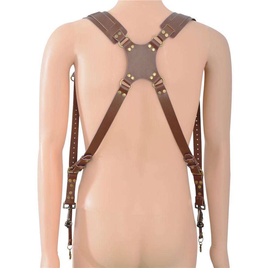 Регулируемый противоскользящий плечевой ремень для камеры из коровьей кожи