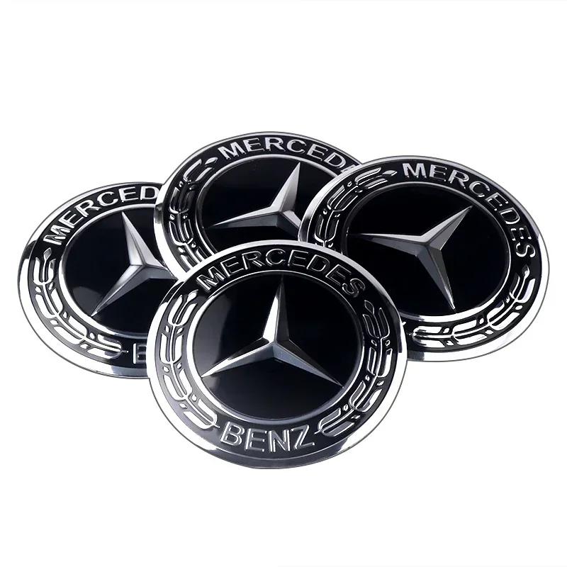 Новая C200 E200 Для Mercedes Benz 56 мм Колпачок ступицы колеса автомобиля Наклейка-значок Аксессуары Для Mercedes benz A B C E G CLA GLK CLA