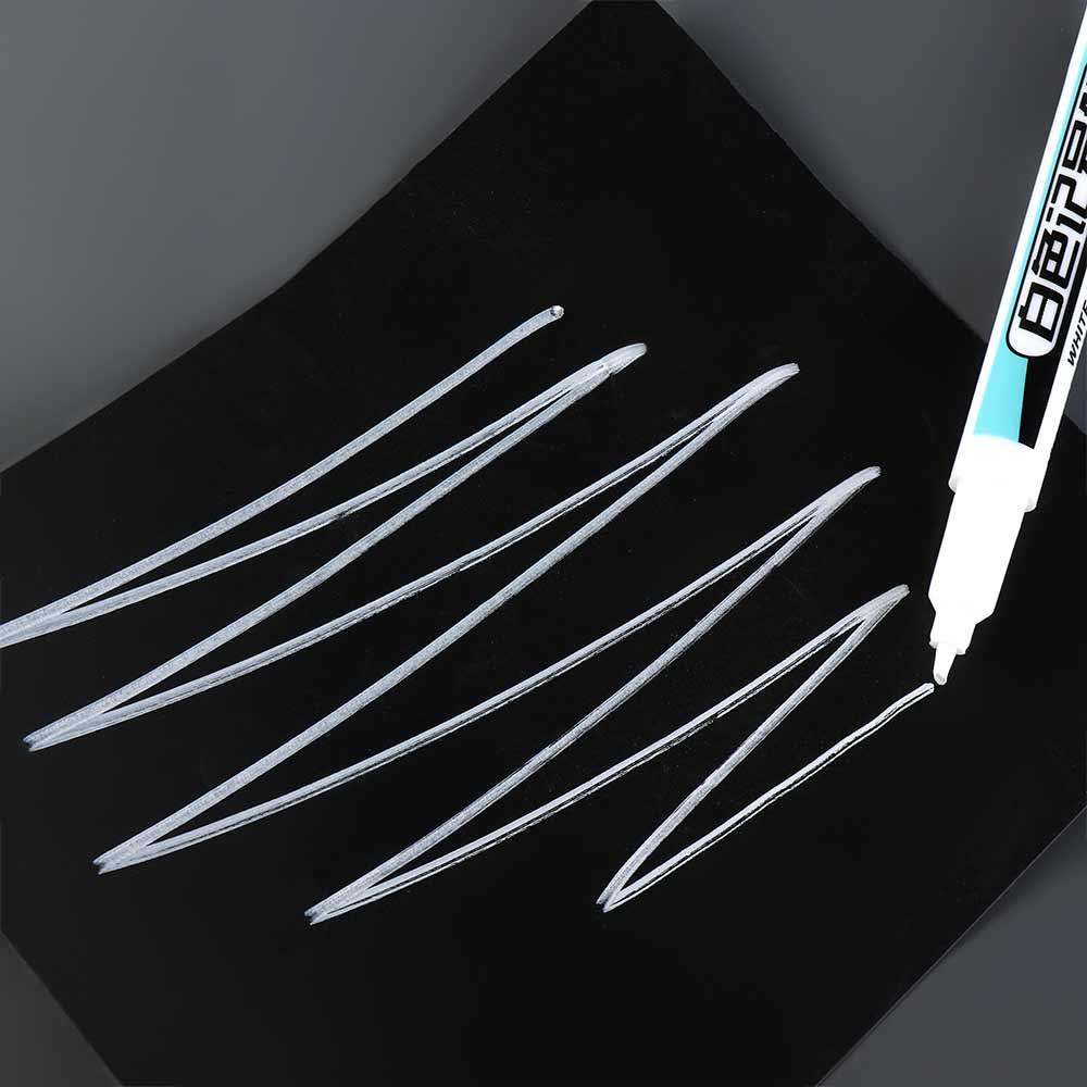 Не легко выцветает белая перманентная краска ручка 0.7мм/1.0мм/.2.5мм масляный маркер ручка граффити