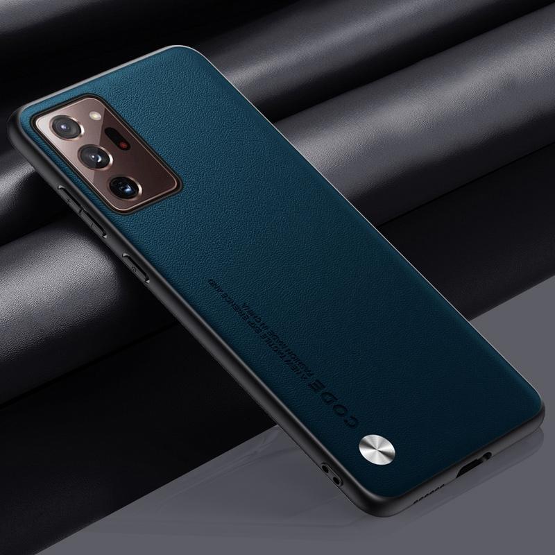 Роскошный чехол из искусственной кожи для Samsung Galaxy Note 20 Ultra, задняя крышка, матовый силиконовый защитный чехол для телефона Samsung Note20 Ultra
