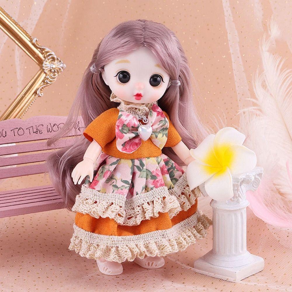 Игрушки для девочек, одежда для кукол, мода, лучшие подарки, высокое качество, высококачественные платья для кукол 16~17 см