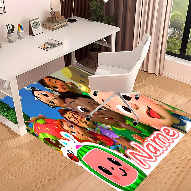 Custom personalization CoComelon - Dance Party Print Area Rug - Soft, Washable Non-Slip Indoor Mat,Living Room,Home&Office Decorative Rug