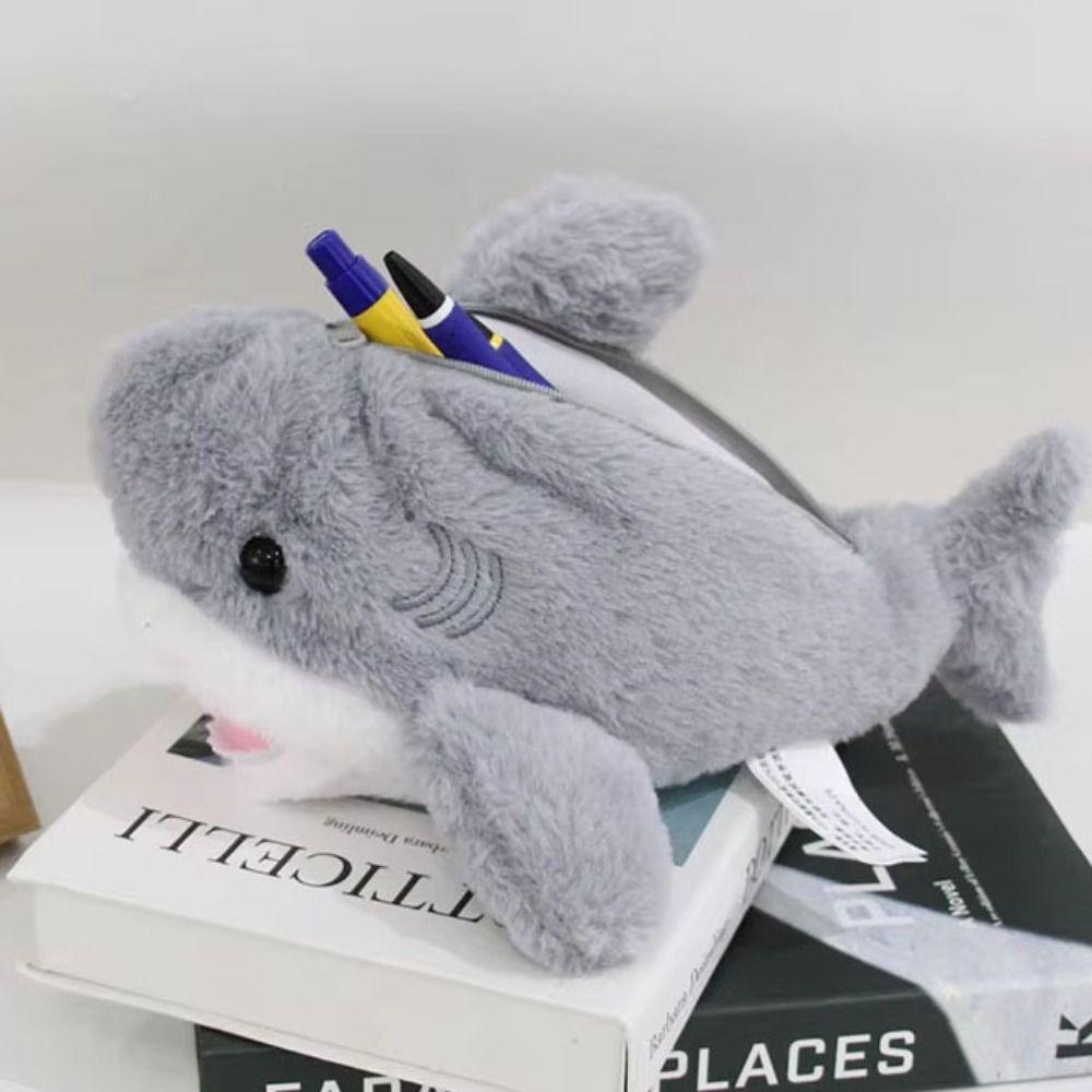 Большая вместительная сумка для карандашей с рисунком, портативная пушистая сумка для карандашей для подростков, девочек и мальчиков