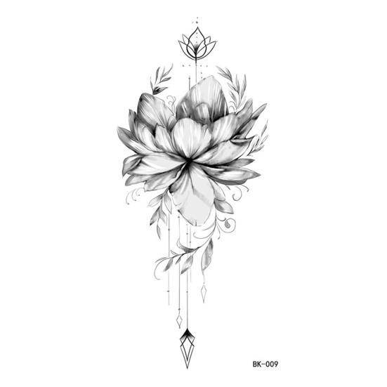 Стильная поддельная татуировка на теле, водонепроницаемая, простая в использовании, боди-арт