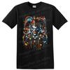 Evil Jester Clown T Shirt w/ Circus Carnival Graffiti Art Horror Tee Gift Wear