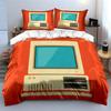 Vintage computer monitor design. Bedding sets Duvet cover sets Duvet covers Pillowcases(1*Duvet Cover 2*Pillowcases without duvet insert)
