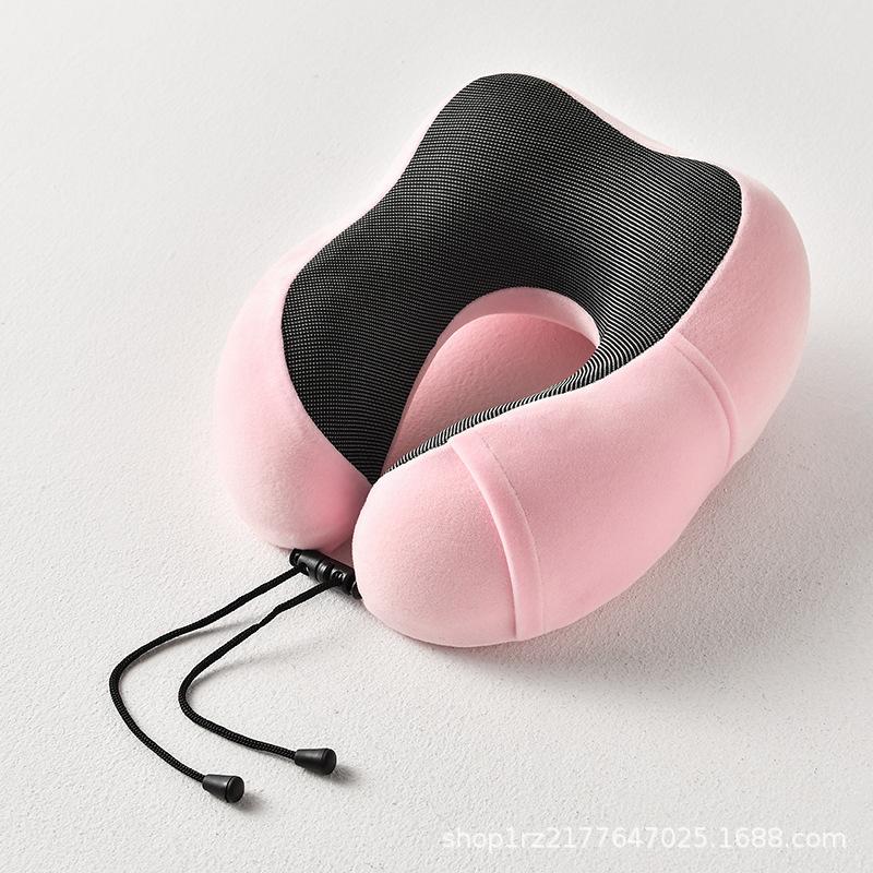 Memory cotton u-shaped pillow comfortable storage neck pillow office nap magnetic cloth neck pillow