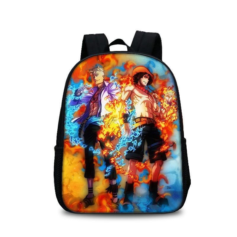 One Piece School Backpack For Children With Lightweight Nylon Material And Cartoon Pattern For School Use