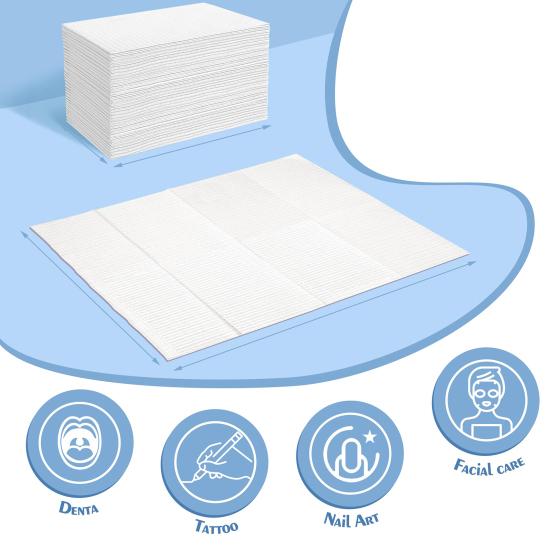 50 шт. одноразовых ковриков для ногтей, бумажные полотенца для ногтей Fordable, водонепроницаемые 3-слойные бумажные подушечки для дизайна ногтей, аксессуары для дизайна ногтей