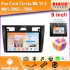 Android 13 для Ford Fiesta Mk VI 5 Mk5 2002 - 2008 Автомобильное радио 4G GPS BT Carplay Мультимедийная система Навигация Стерео Универсальный сенсорный экран