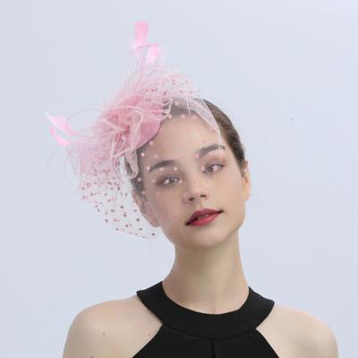 Повязка на голову в виде сетчатой шляпы Yousheng Feather Mesh, удобный стильный головной убор, повседневные аксессуары для вечеринок и дамских волос