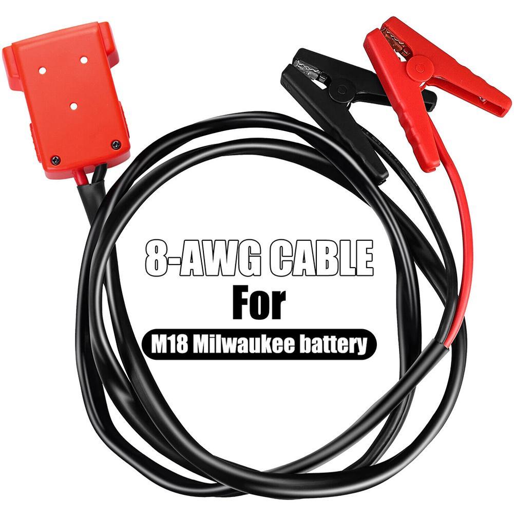 5.9FT для Milwaukee M18 Jumper Starter Jump Kit 8AWG Cable Power Tool Line Car Battery Ignitor Car Emergency Power K N2T8