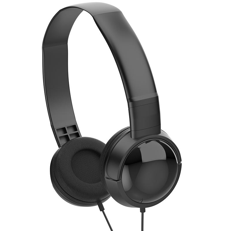 Wired Headphones Bass HiFi Over Ear Headset Earphoned Stereo Noise Cancelling