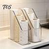 Dorm Room Storage Essentials Kitchen Cling Film Organizer, Space Saving Durable Box, Large Bedroom Organization Supplies Capacity Vertical Bin,