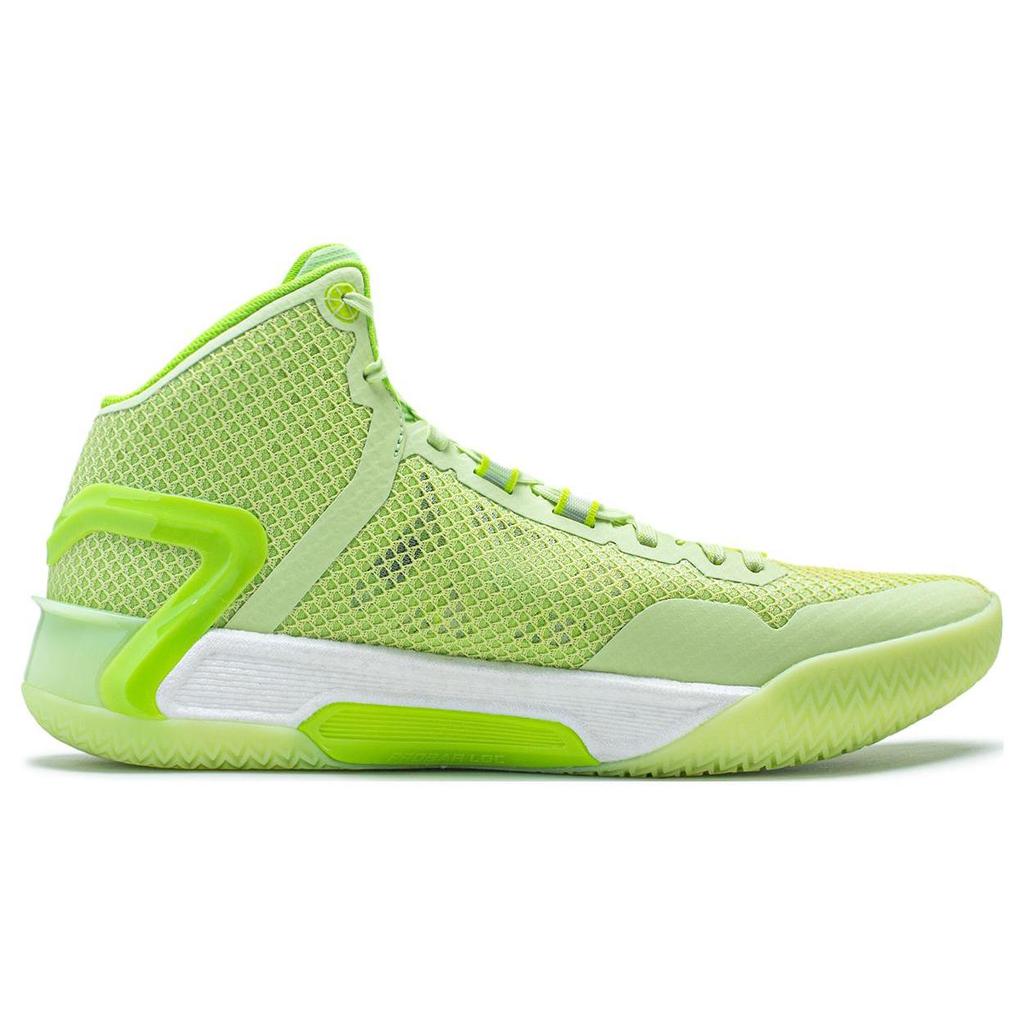 Баскетбольные кроссовки Li Ning Liren 4 Мужские Средневысокие Розово-зеленые с бабочкой ABAT095-7