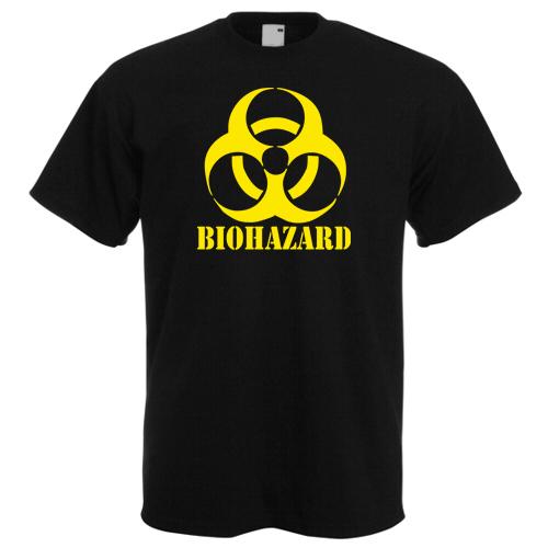 Футболка Biohazard Эмо Геймер Крутая Рок Музыка Зомби Апокалипсис Армагеддон
