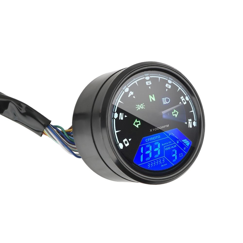 Циферблат ночного видения, одометр, панель мотоцикла, спидометр, антибликовый светодиодный многофункциональный цифровой индикатор, тахометр, счетчик топлива