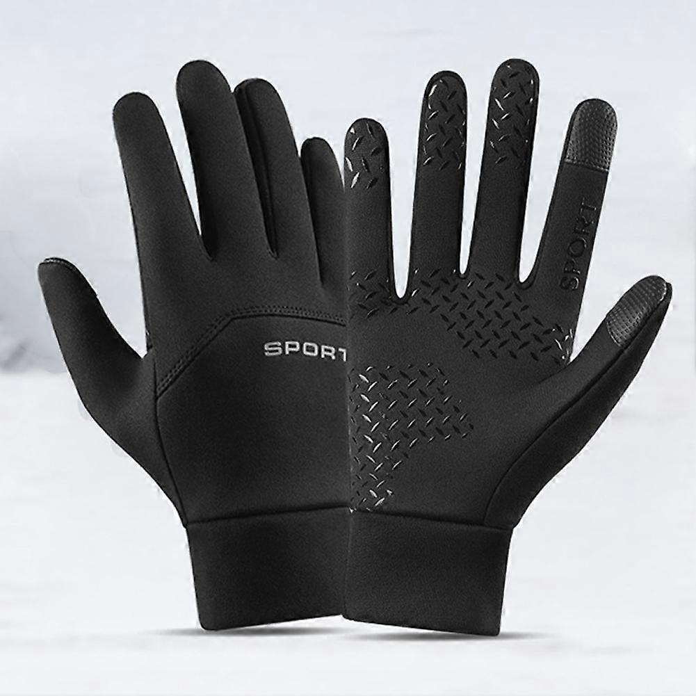 Cycling Thermal Gloves Electric USB Heated Gloves Winter Warm Gloves